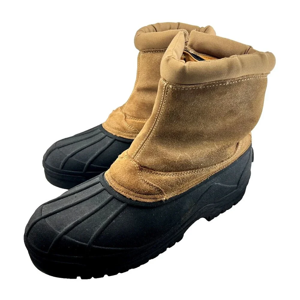 Asics Gel Kayano XI Winter Snow Duck Boots Mens 12 Suede Leather Waterproof RARE